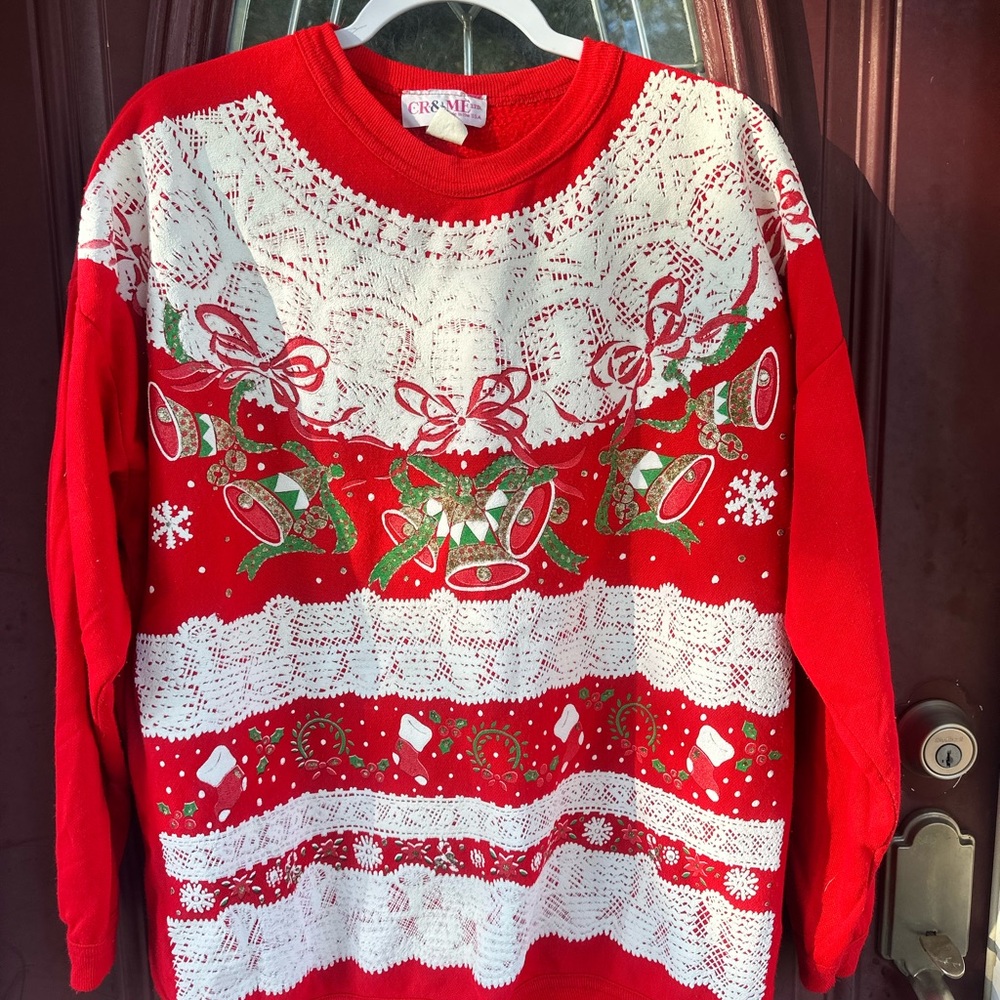 Women's Red Christmas Sweater